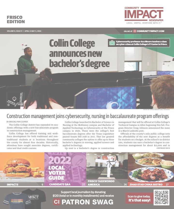 Frisco cover — April 2022