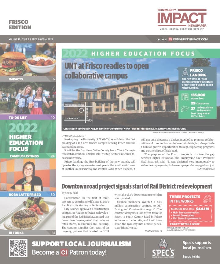 Frisco cover — September 2022