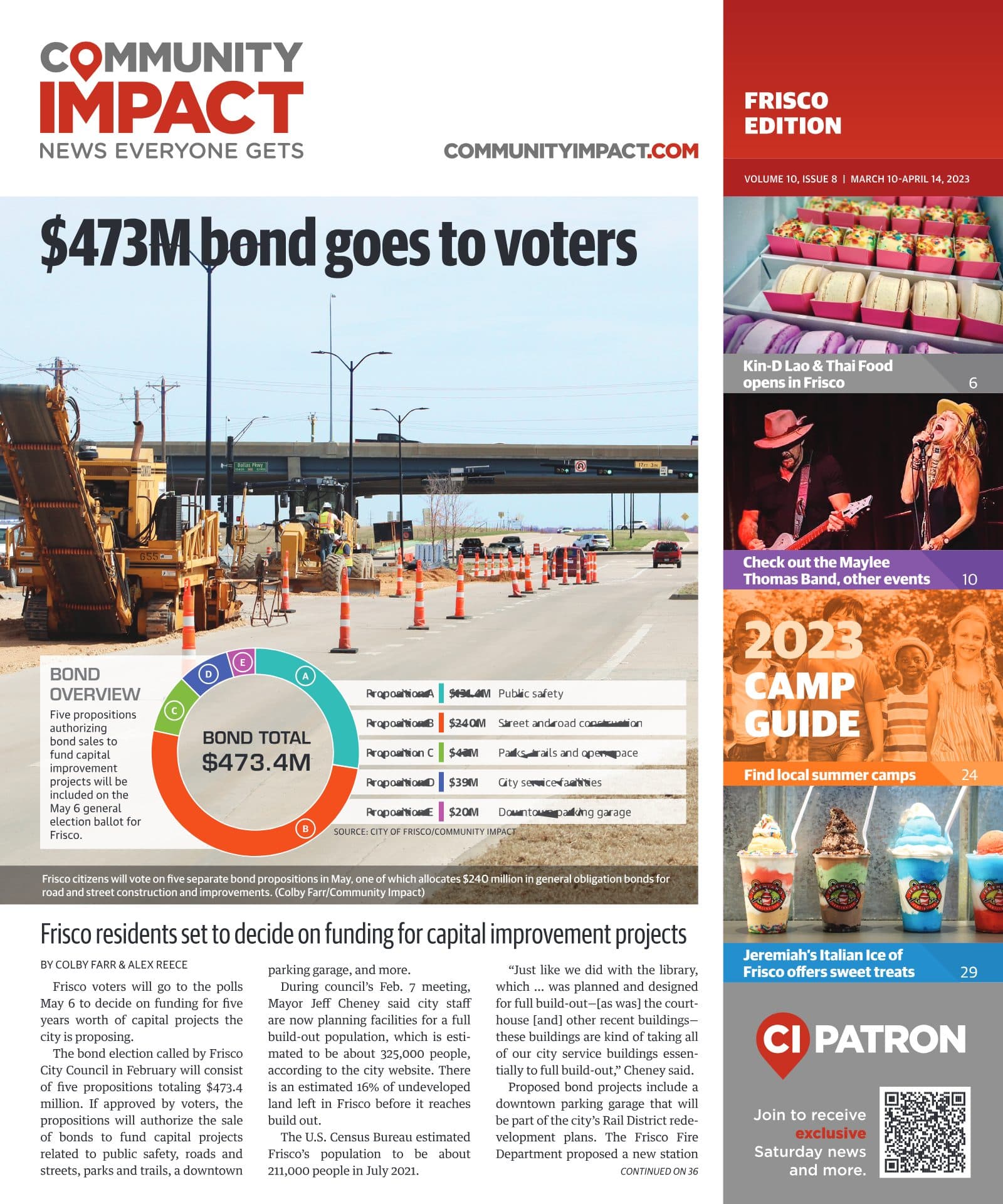 Frisco cover — March 2023