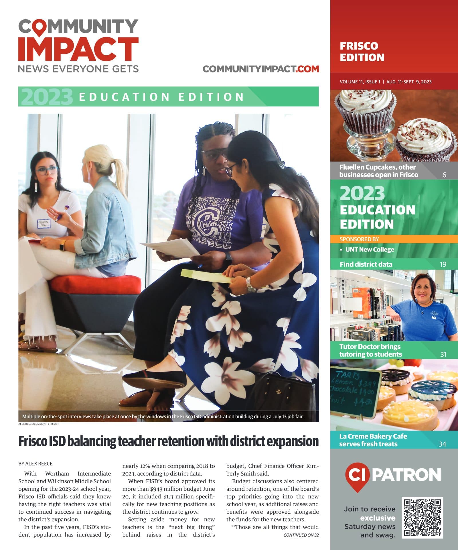 Frisco cover — August 2023