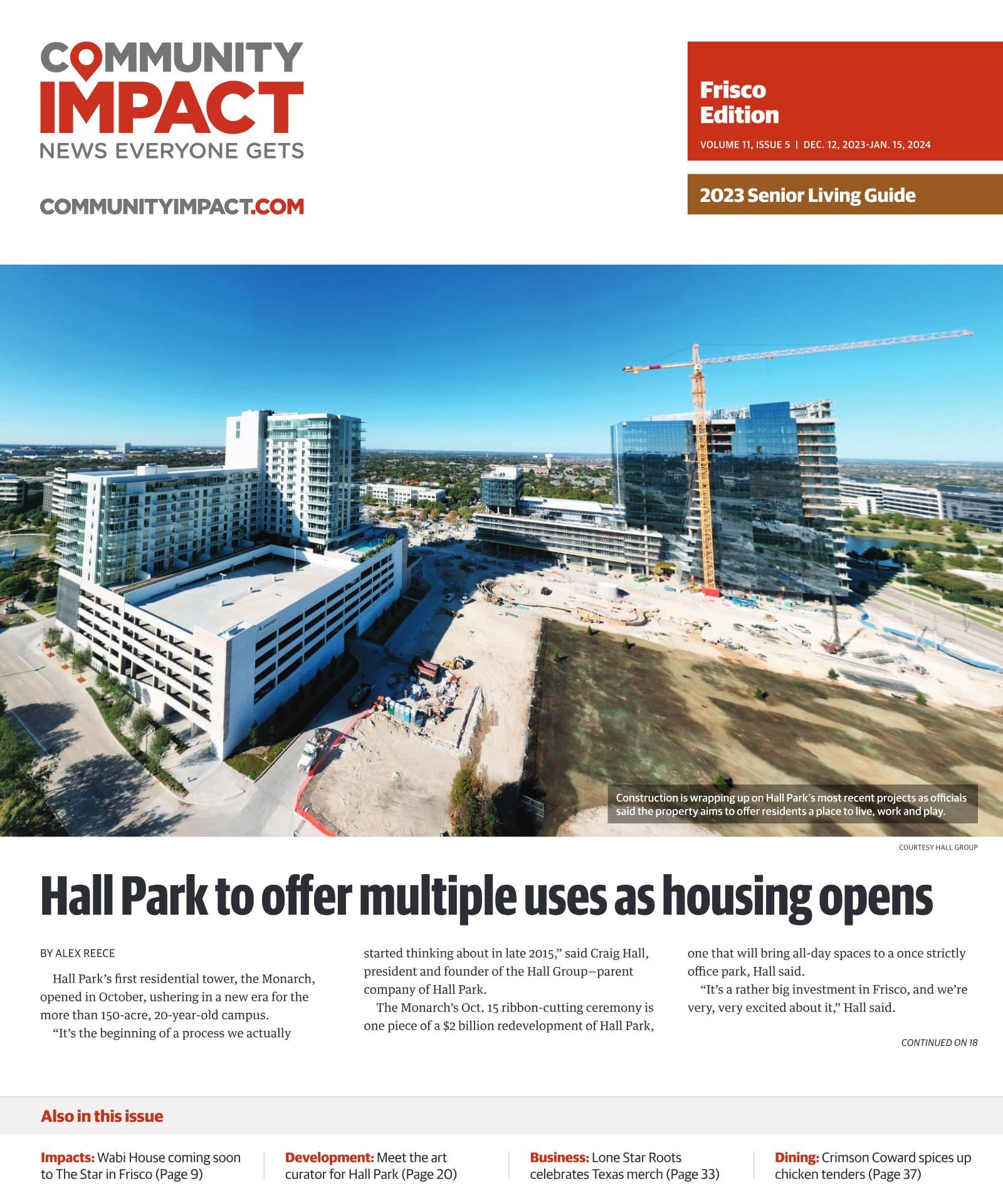 Frisco cover — December 2023