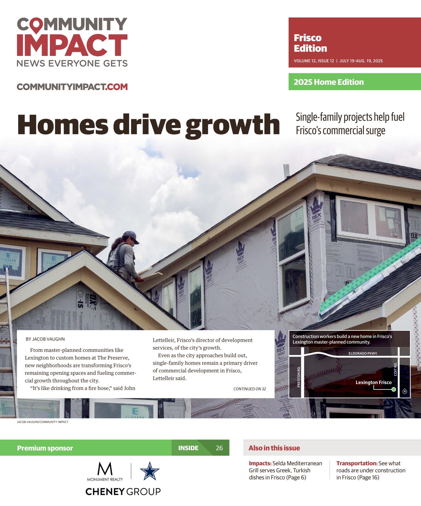 Frisco cover — July 2025