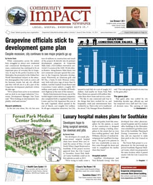Grapevine - Colleyville - Southlake cover — November 2011