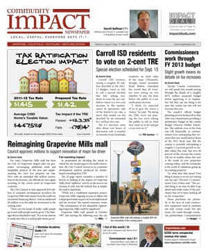 Grapevine - Colleyville - Southlake cover — August 2012