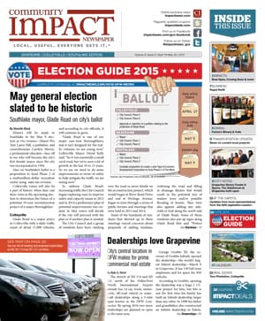 Grapevine - Colleyville - Southlake cover — April 2015
