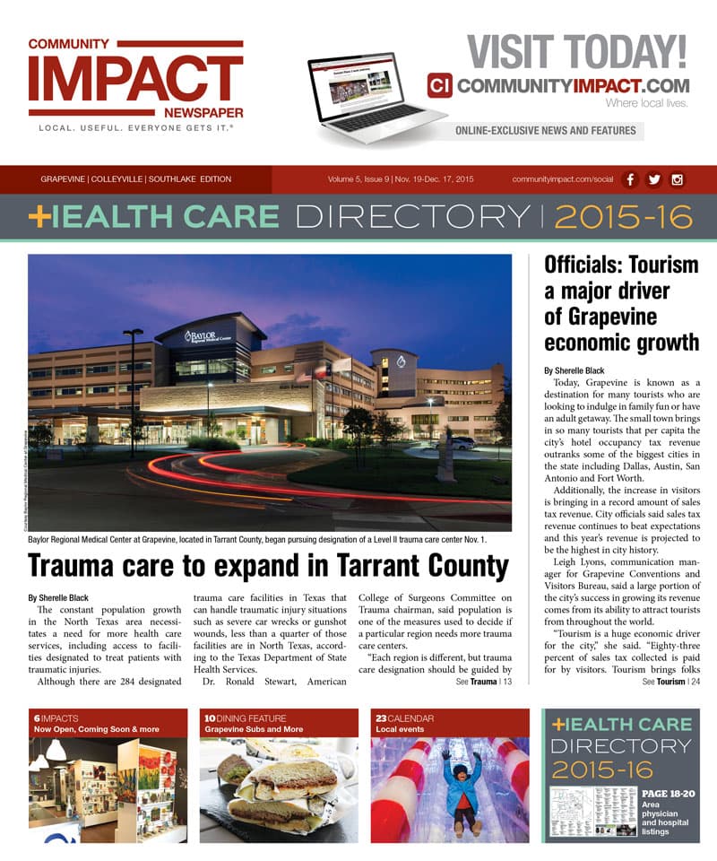 Grapevine - Colleyville - Southlake cover — November 2015