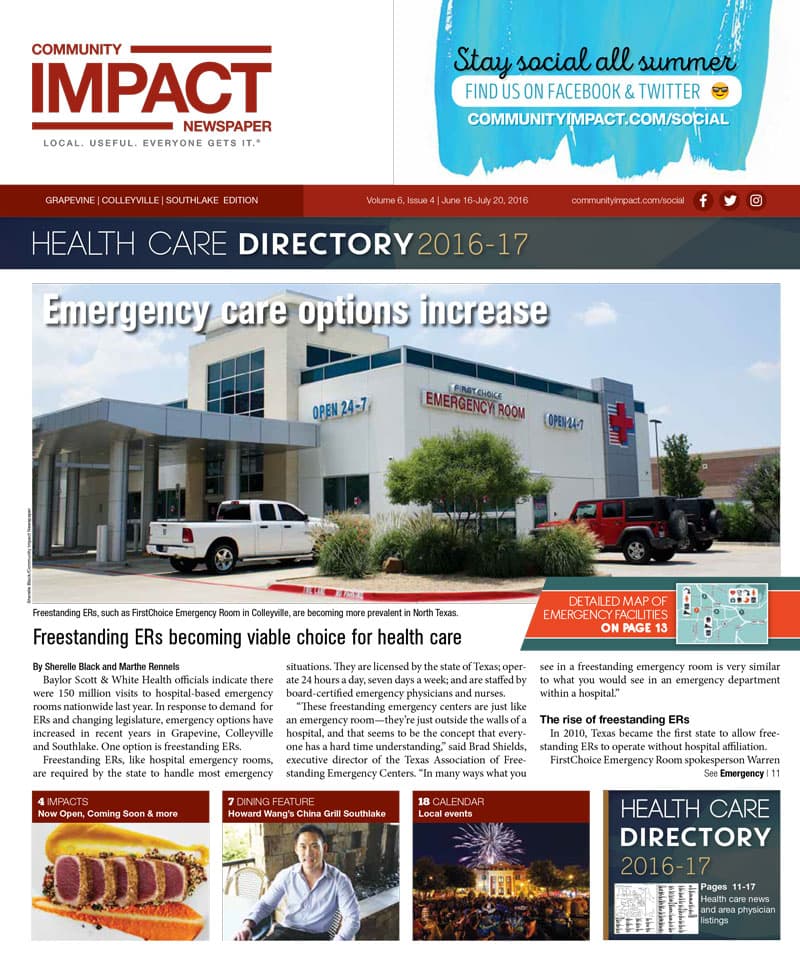 Grapevine - Colleyville - Southlake cover — June 2016