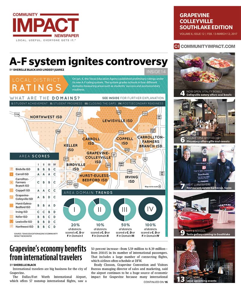 Grapevine - Colleyville - Southlake cover — February 2017