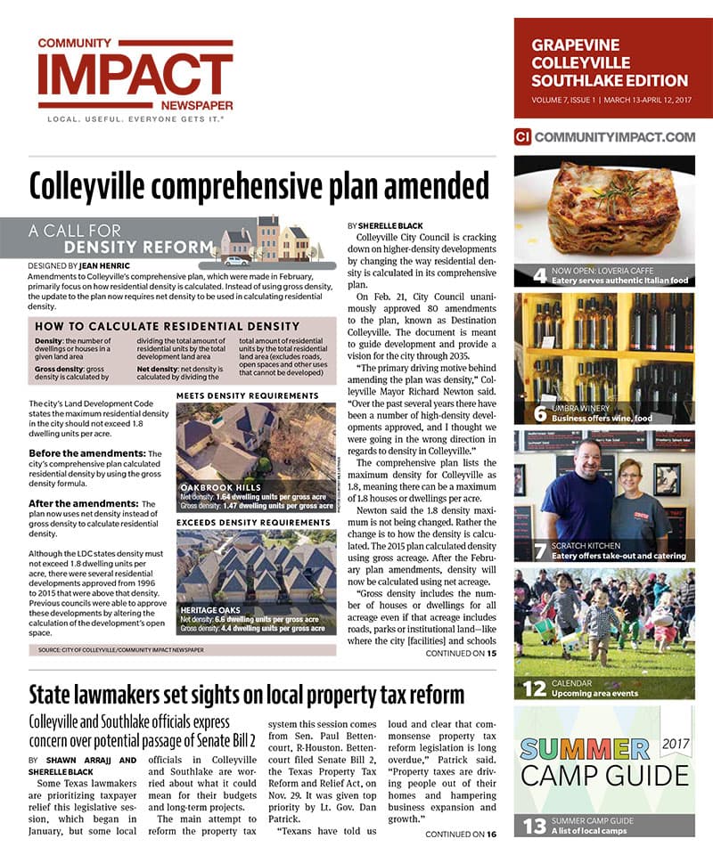 Grapevine - Colleyville - Southlake cover — March 2017