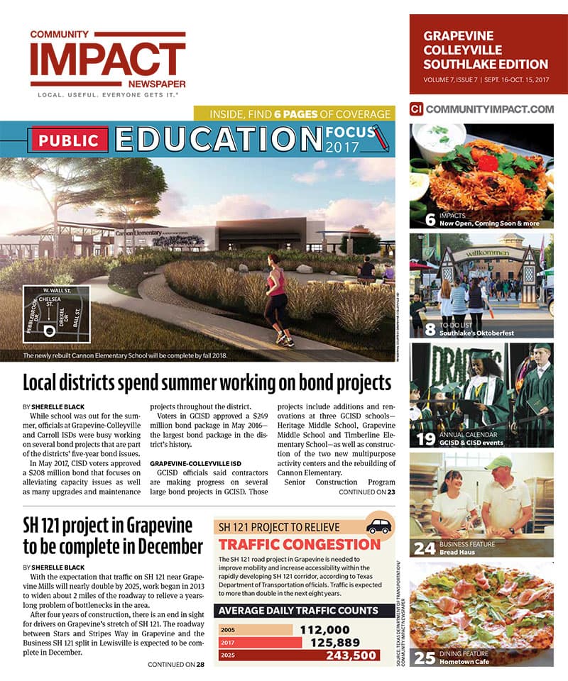 Grapevine - Colleyville - Southlake cover — September 2017