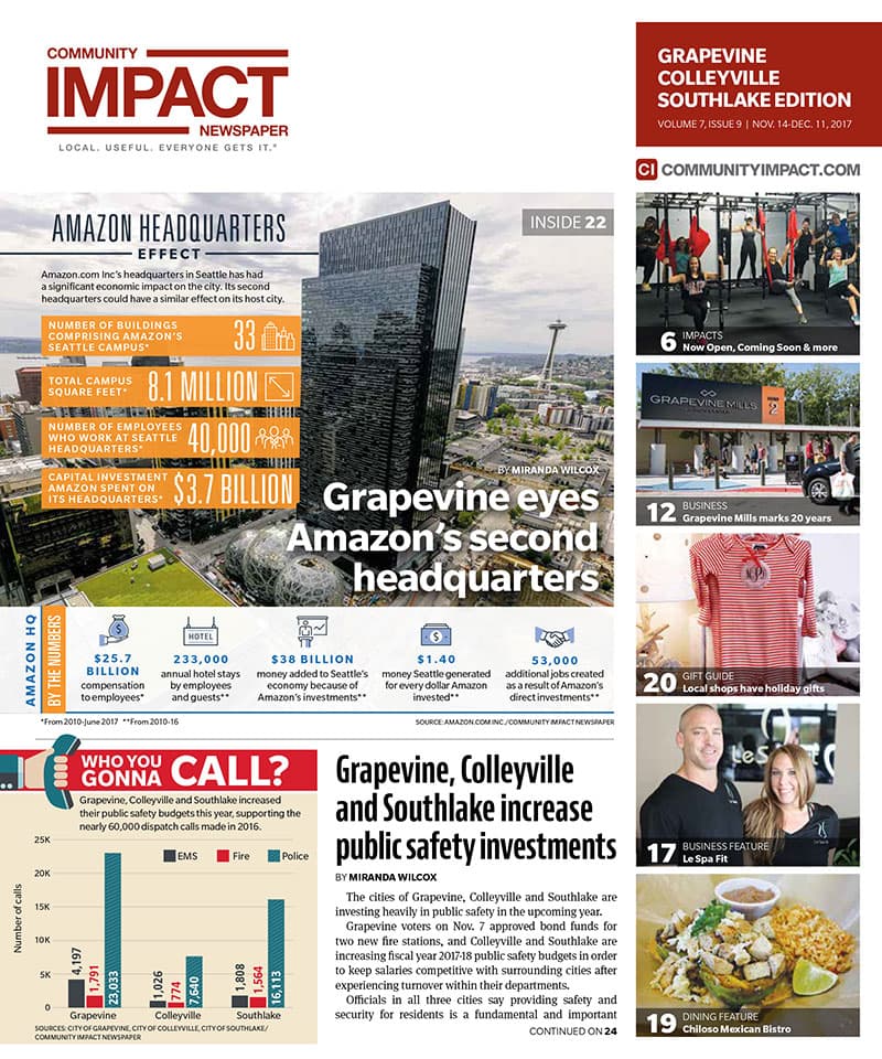 Grapevine - Colleyville - Southlake cover — November 2017