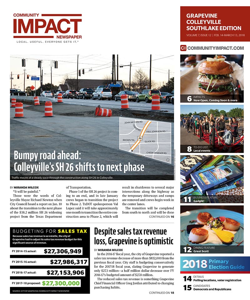 Grapevine - Colleyville - Southlake cover — February 2018
