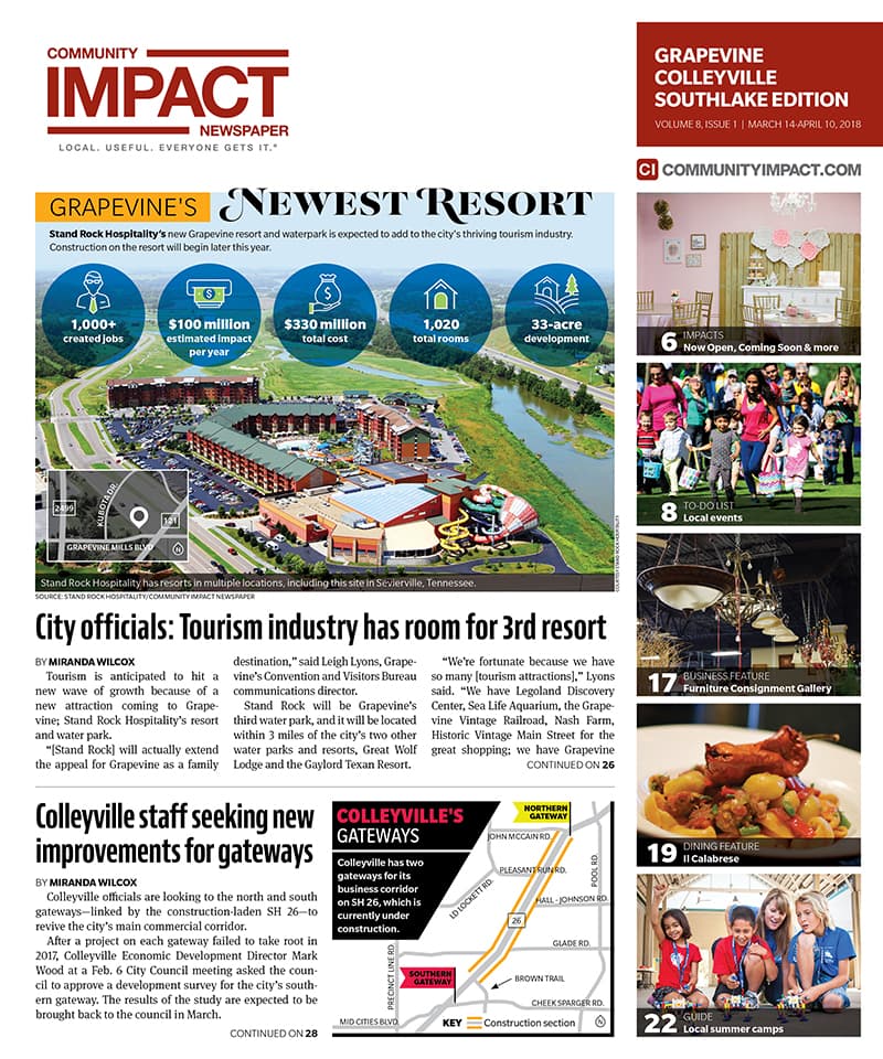 Grapevine - Colleyville - Southlake cover — March 2018
