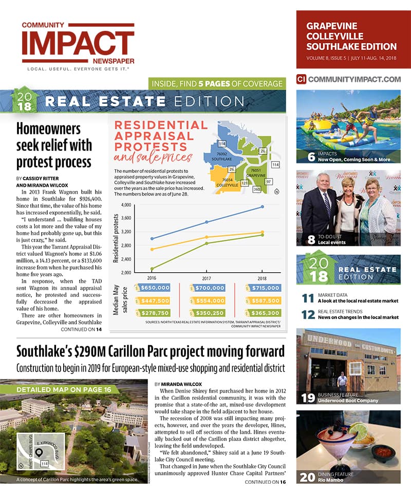 Grapevine - Colleyville - Southlake cover — July 2018