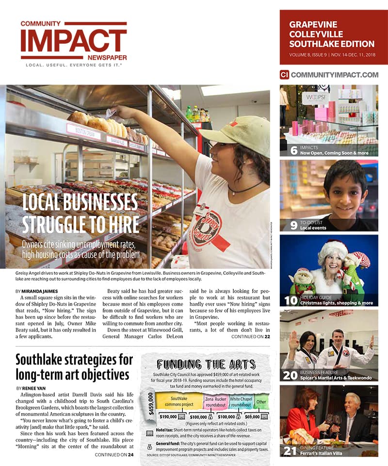 Grapevine - Colleyville - Southlake cover — November 2018