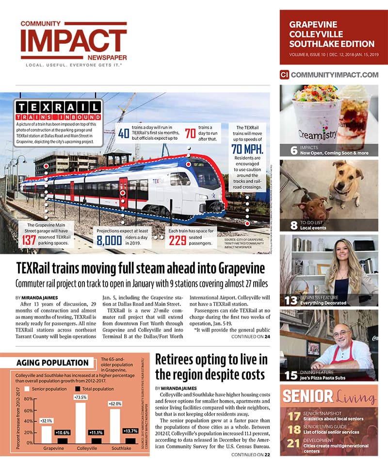 Grapevine - Colleyville - Southlake cover — December 2018