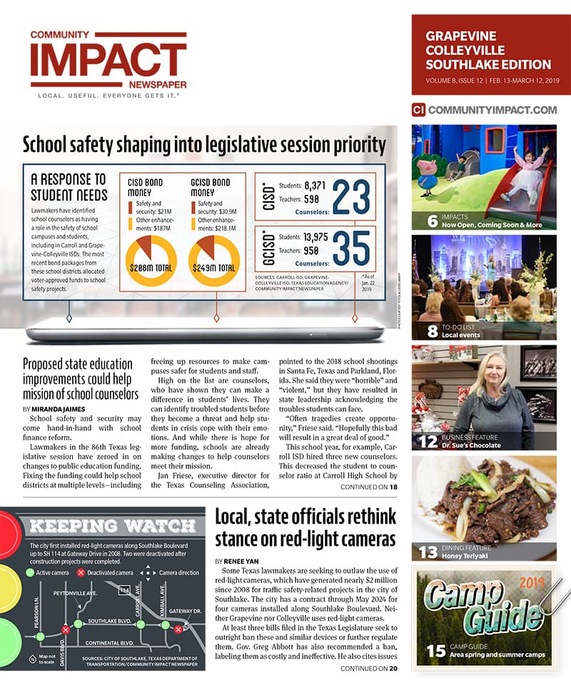 Grapevine - Colleyville - Southlake cover — February 2019