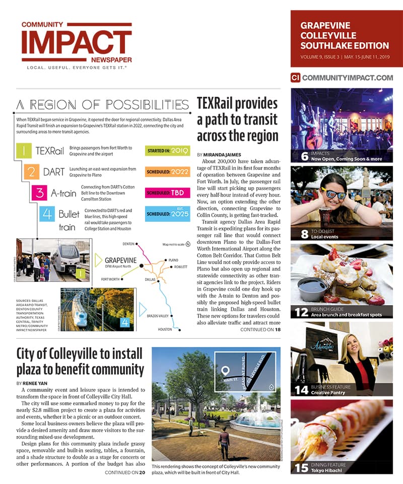 Grapevine - Colleyville - Southlake cover — May 2019