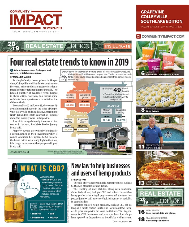 Grapevine - Colleyville - Southlake cover — July 2019