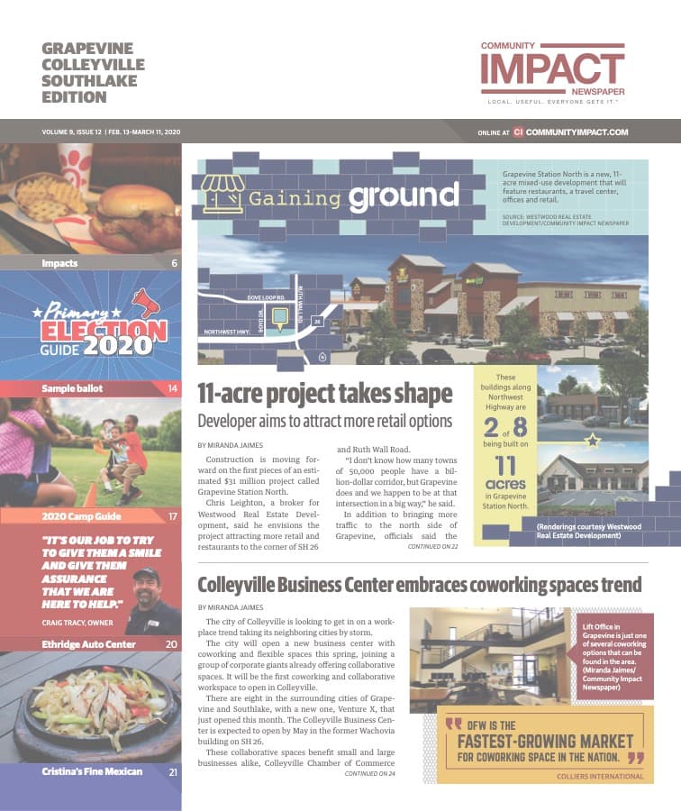 Grapevine - Colleyville - Southlake cover — February 2020