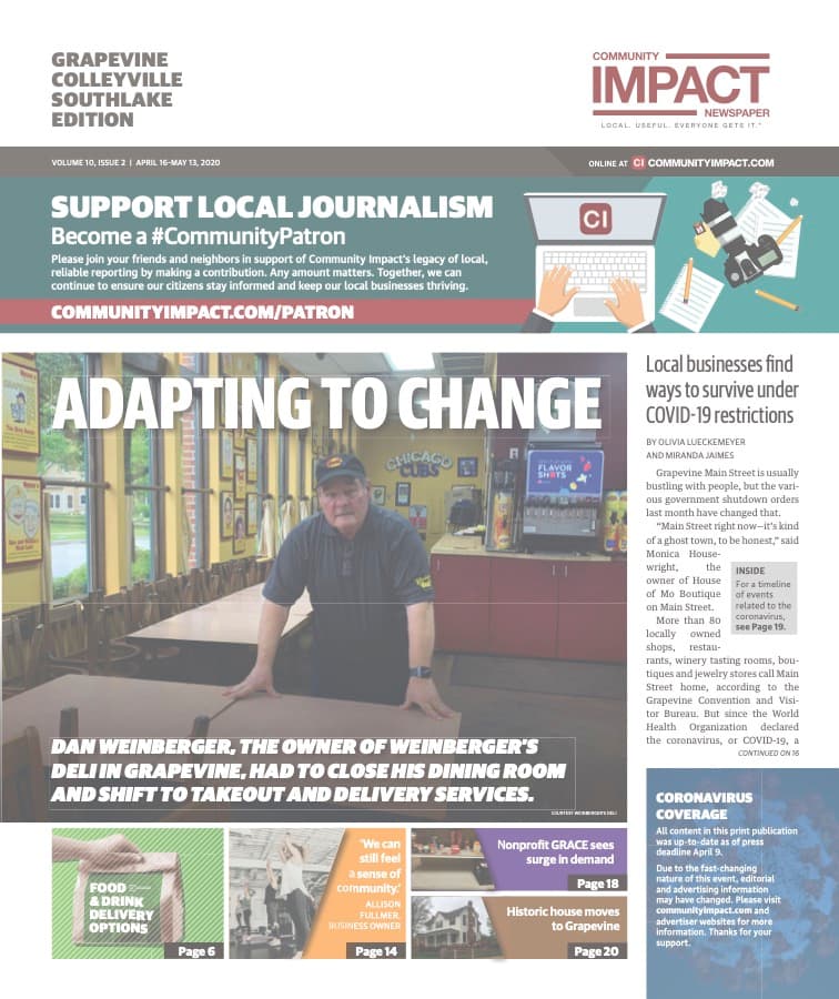 Grapevine - Colleyville - Southlake cover — April 2020