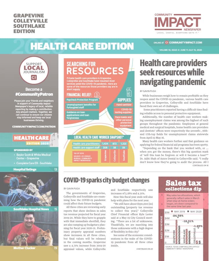 Grapevine - Colleyville - Southlake cover — June 2020