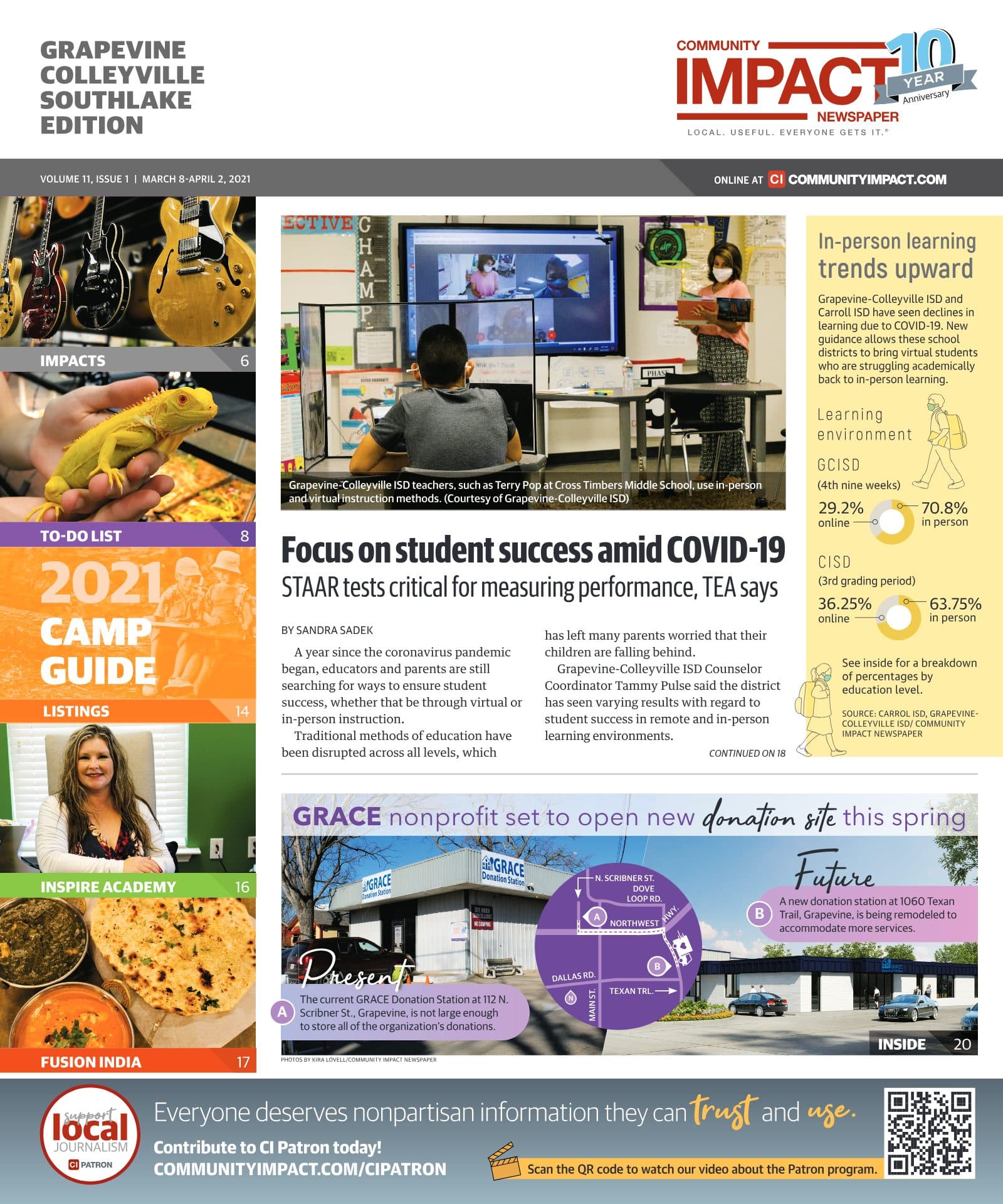Grapevine - Colleyville - Southlake cover — March 2021