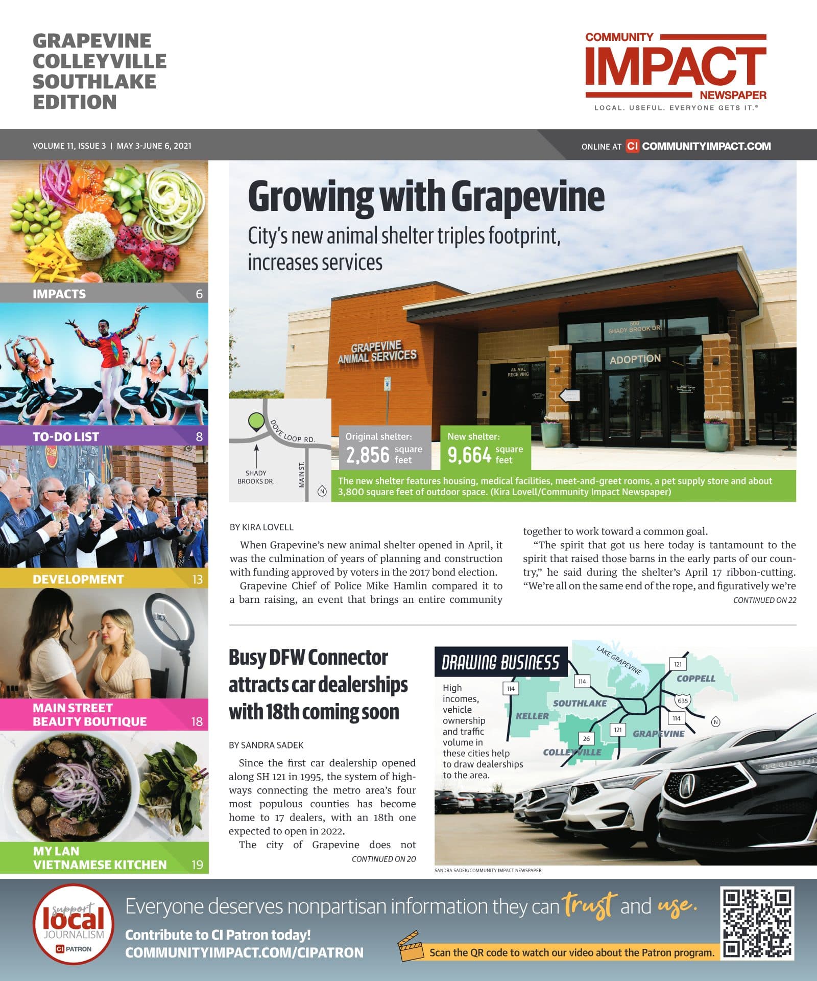 Grapevine - Colleyville - Southlake cover — May 2021