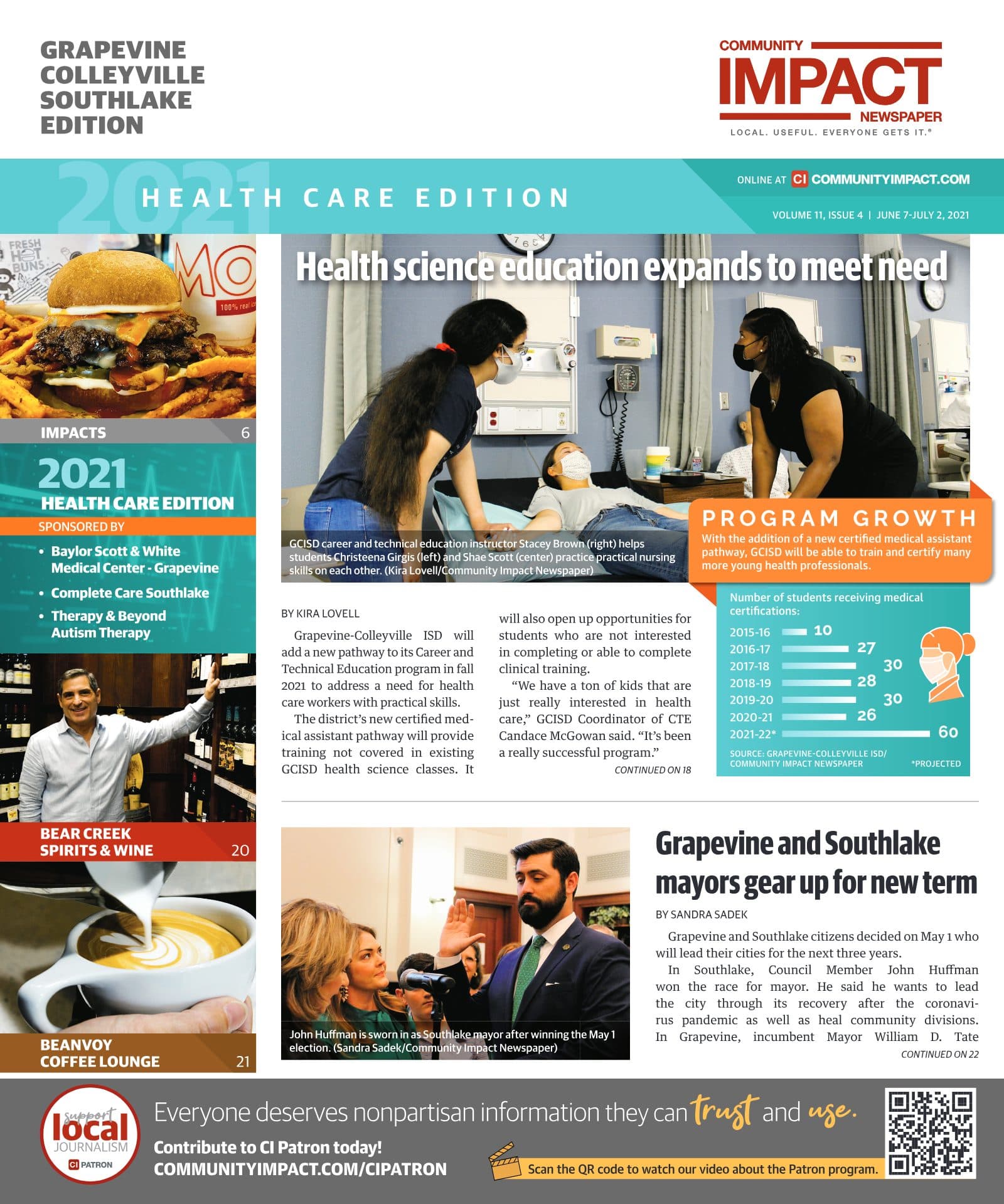 Grapevine - Colleyville - Southlake cover — June 2021