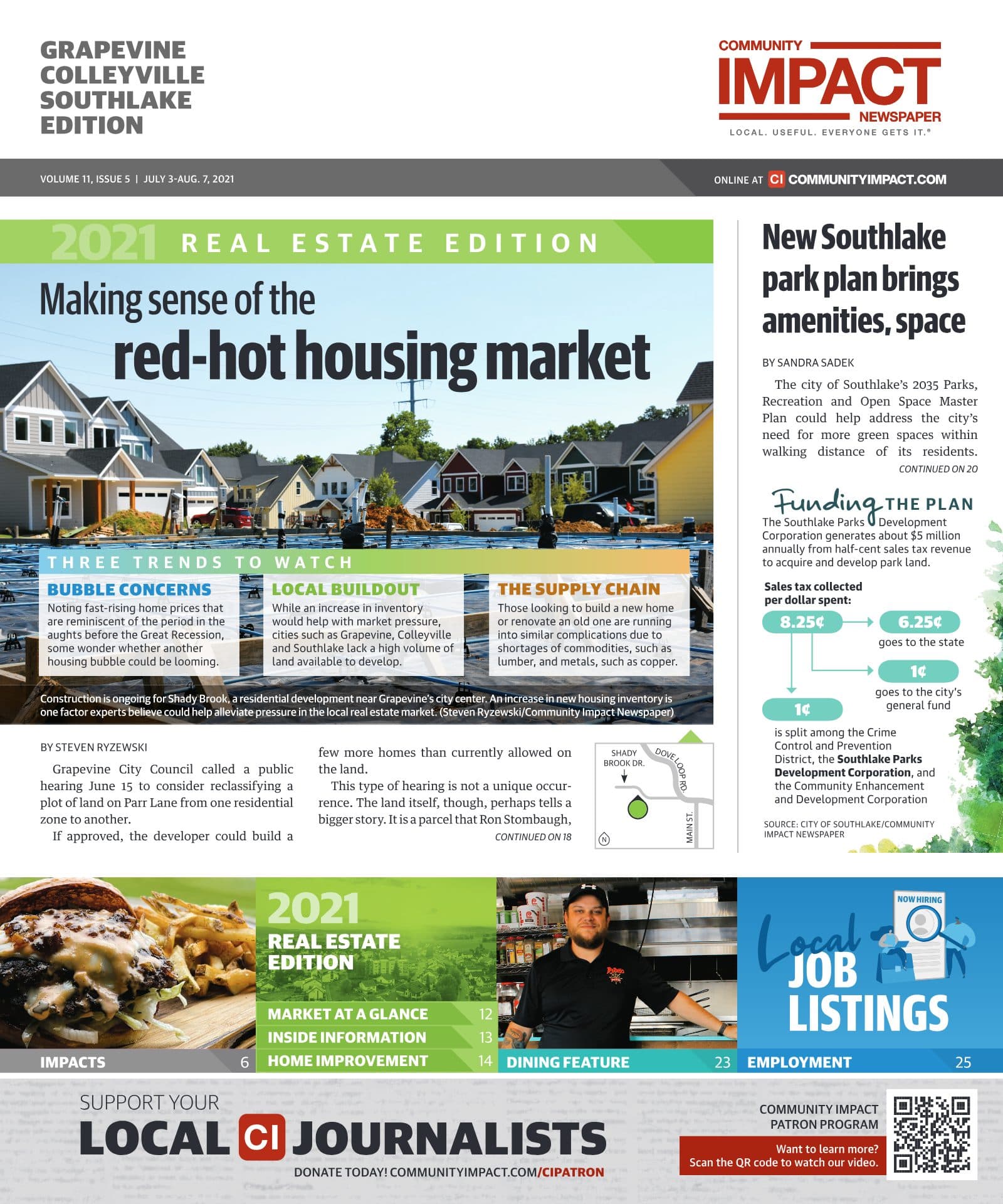 Grapevine - Colleyville - Southlake cover — July 2021