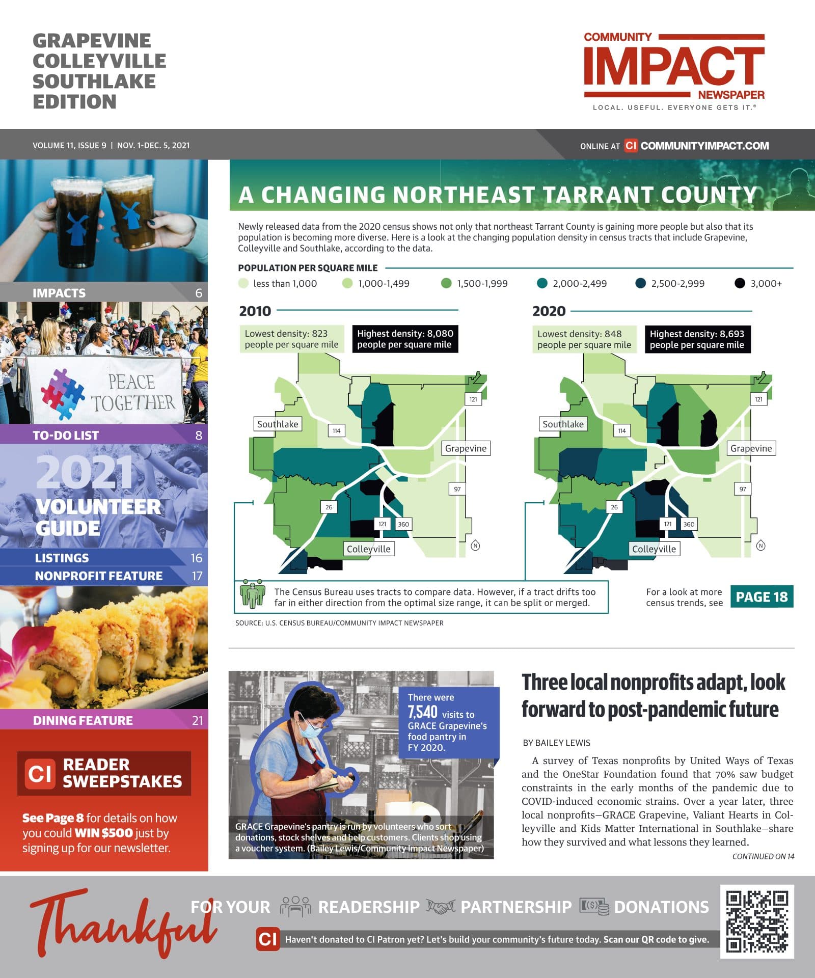 Grapevine - Colleyville - Southlake cover — November 2021