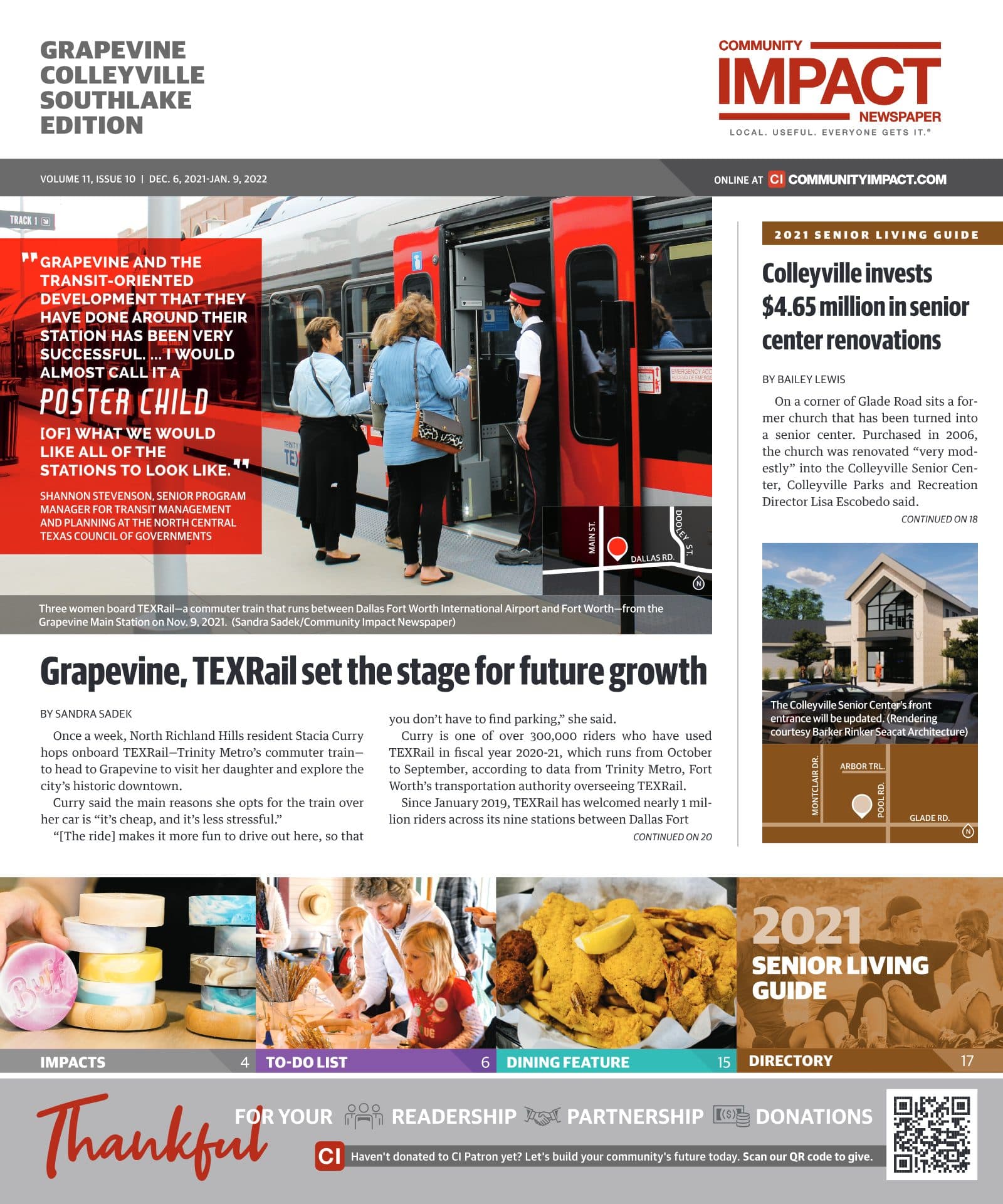 Grapevine - Colleyville - Southlake cover — December 2021