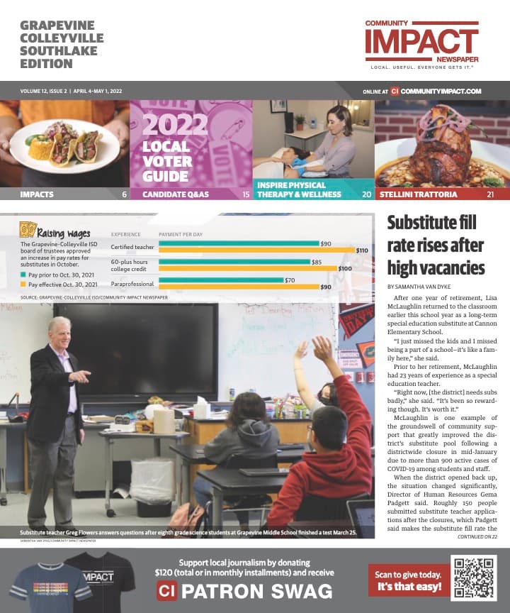 Grapevine - Colleyville - Southlake cover — April 2022