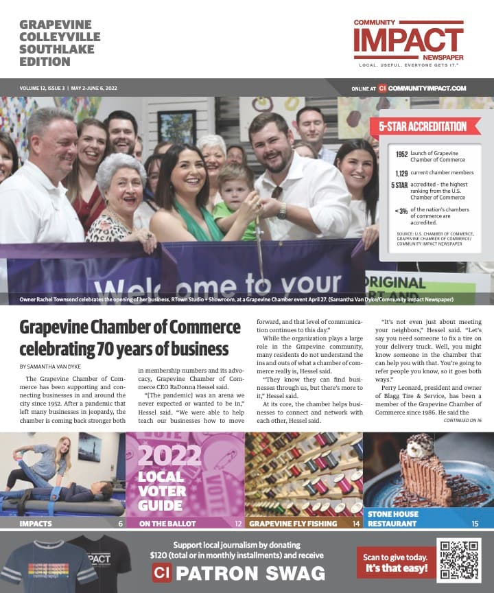 Grapevine - Colleyville - Southlake cover — May 2022