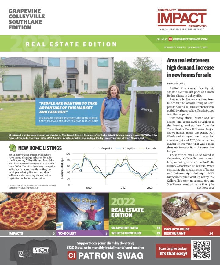 Grapevine - Colleyville - Southlake cover — July 2022