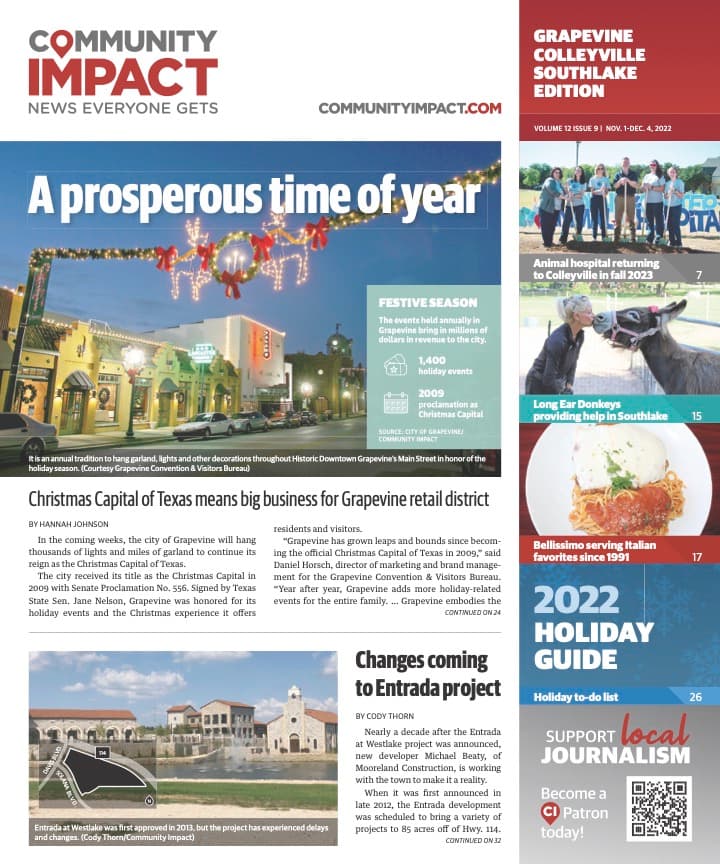 Grapevine - Colleyville - Southlake cover — November 2022