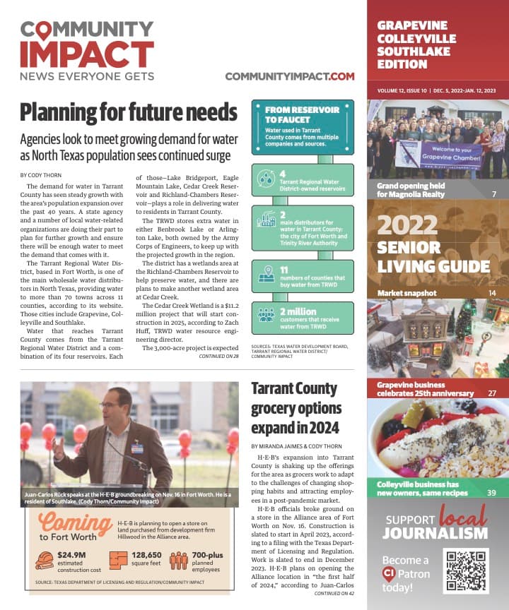 Grapevine - Colleyville - Southlake cover — December 2022