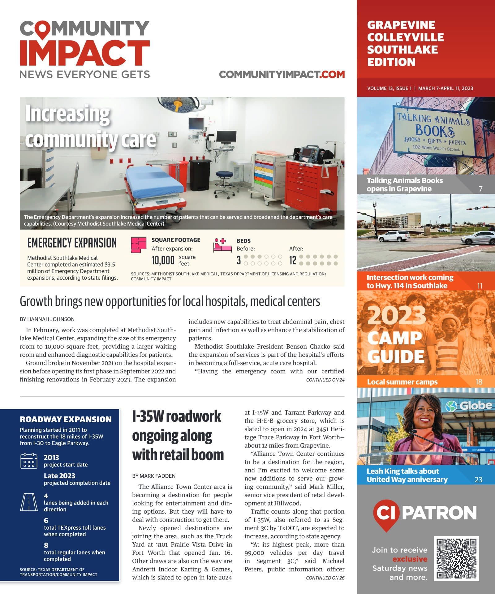 Grapevine - Colleyville - Southlake cover — March 2023
