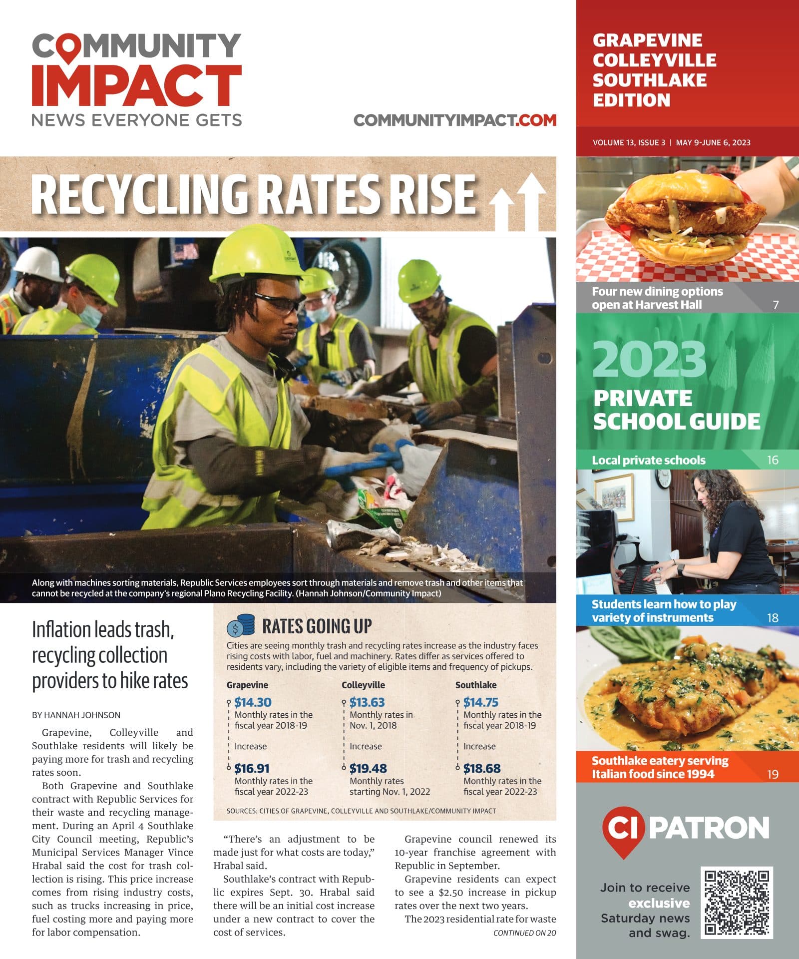 Grapevine - Colleyville - Southlake cover — May 2023