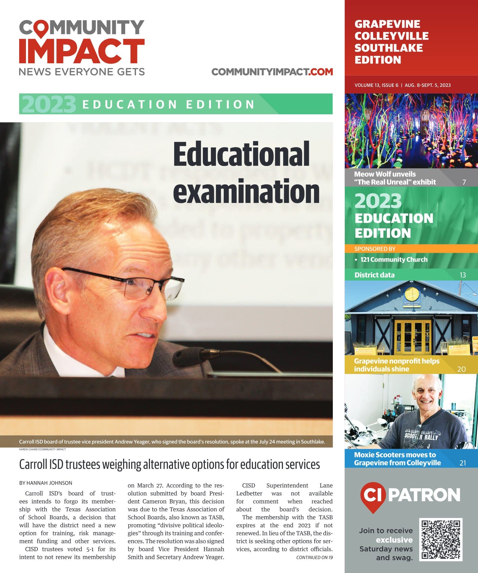 Grapevine - Colleyville - Southlake cover — August 2023