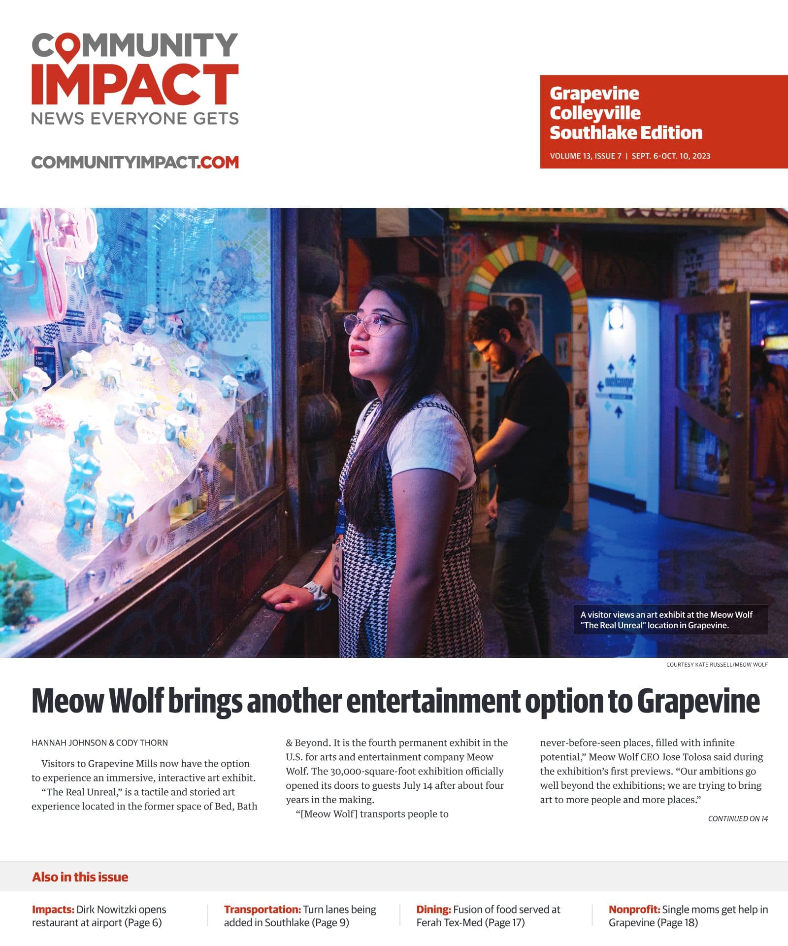 Grapevine - Colleyville - Southlake cover — September 2023