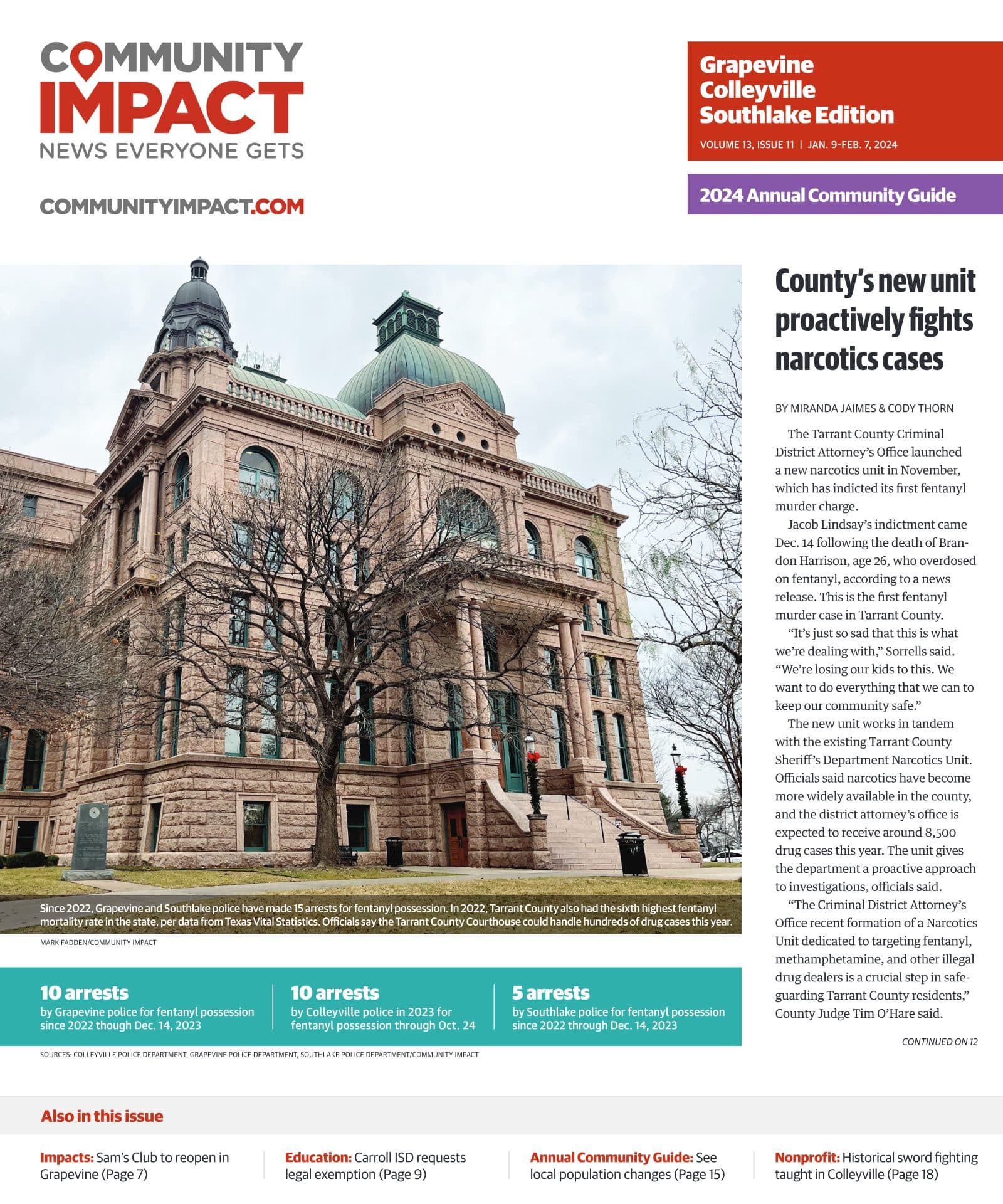Grapevine - Colleyville - Southlake cover — January 2024