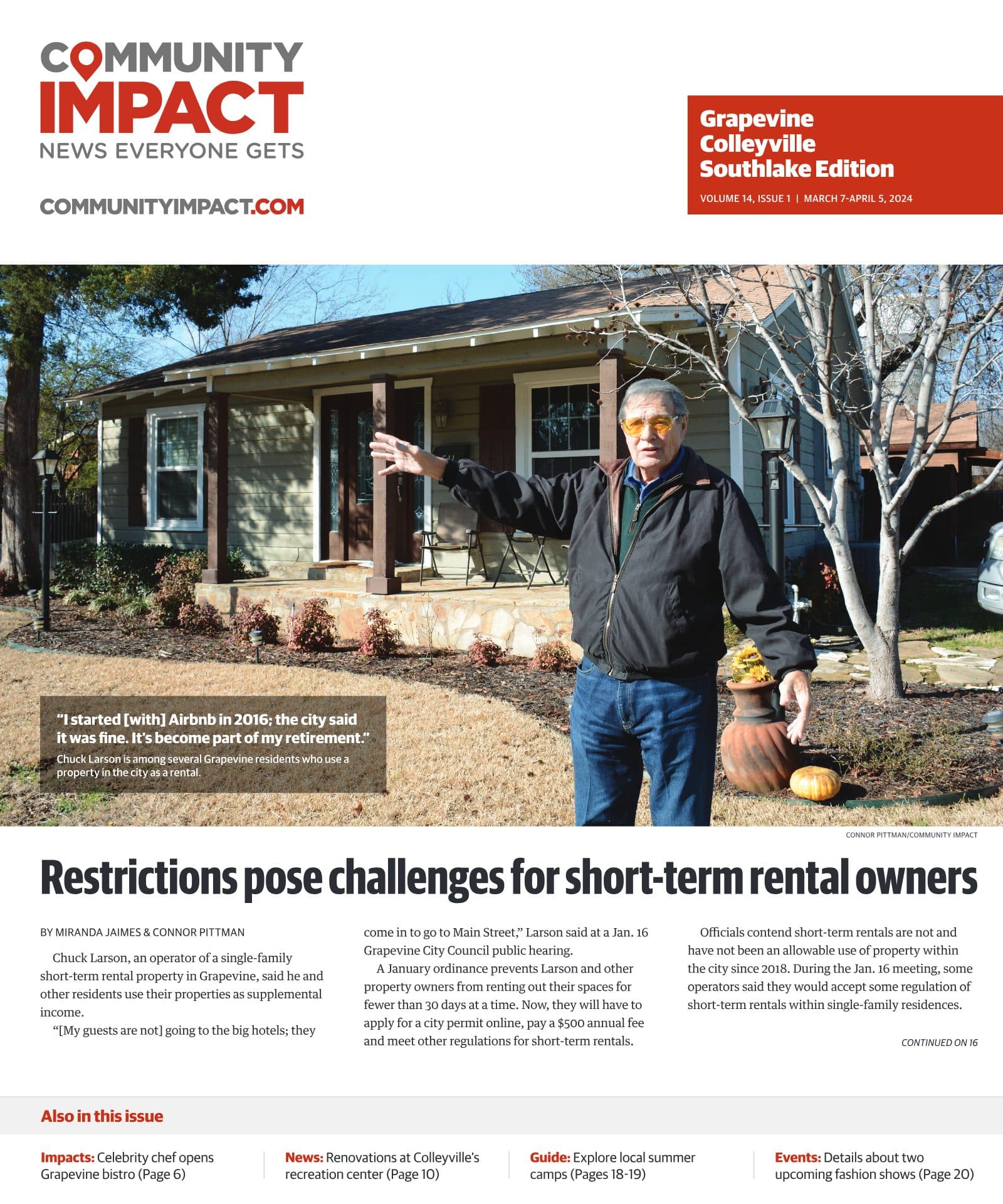 Grapevine - Colleyville - Southlake cover — March 2024