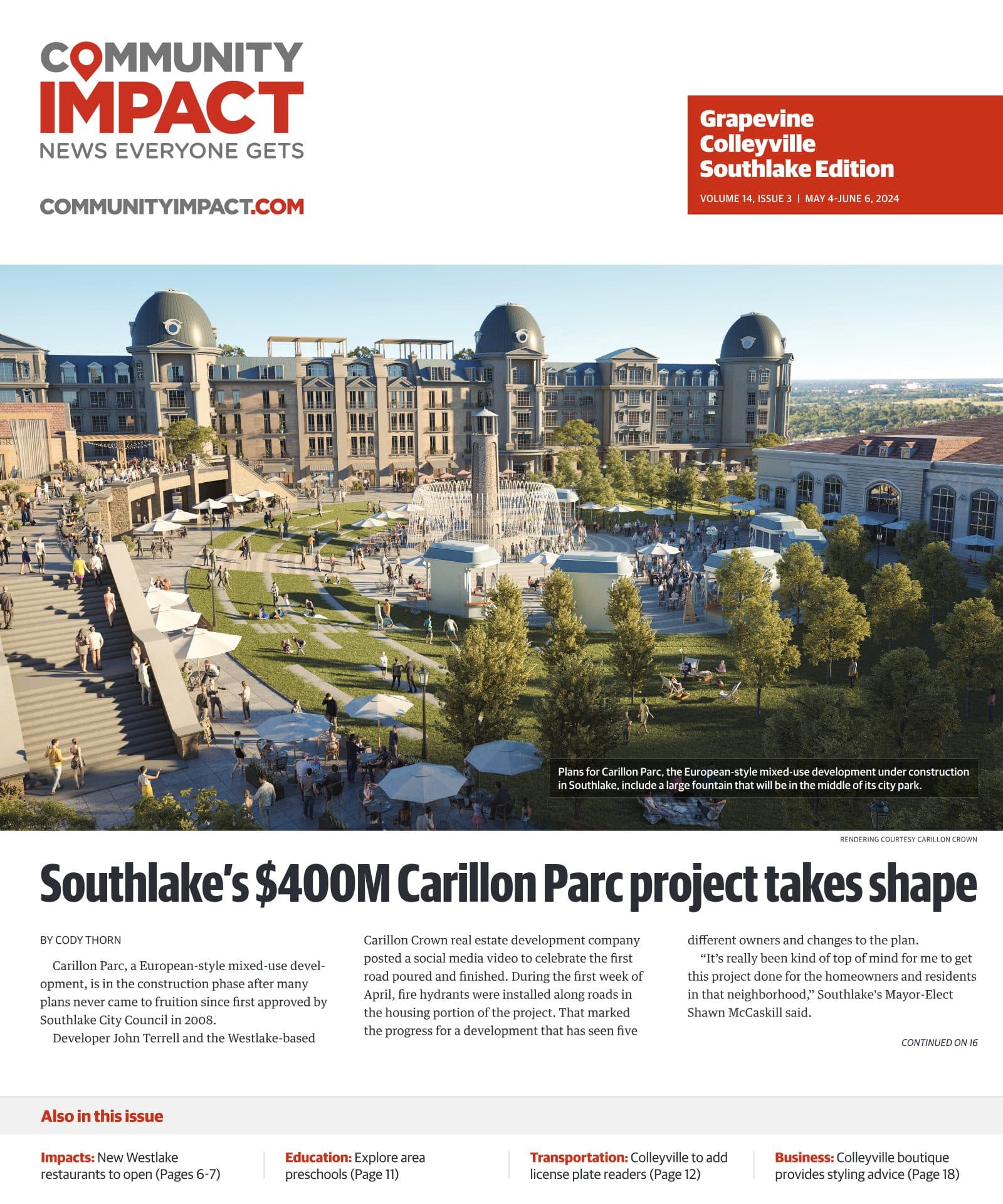 Grapevine - Colleyville - Southlake cover — May 2024