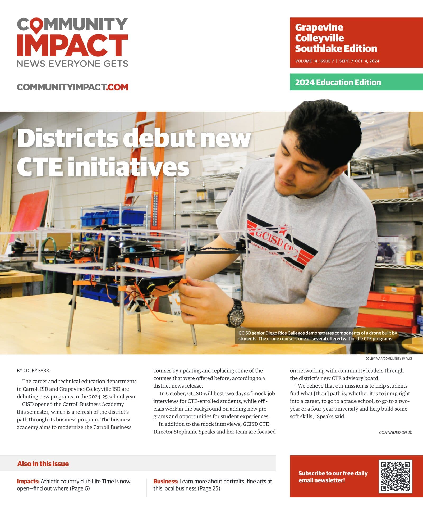 Grapevine - Colleyville - Southlake cover — September 2024