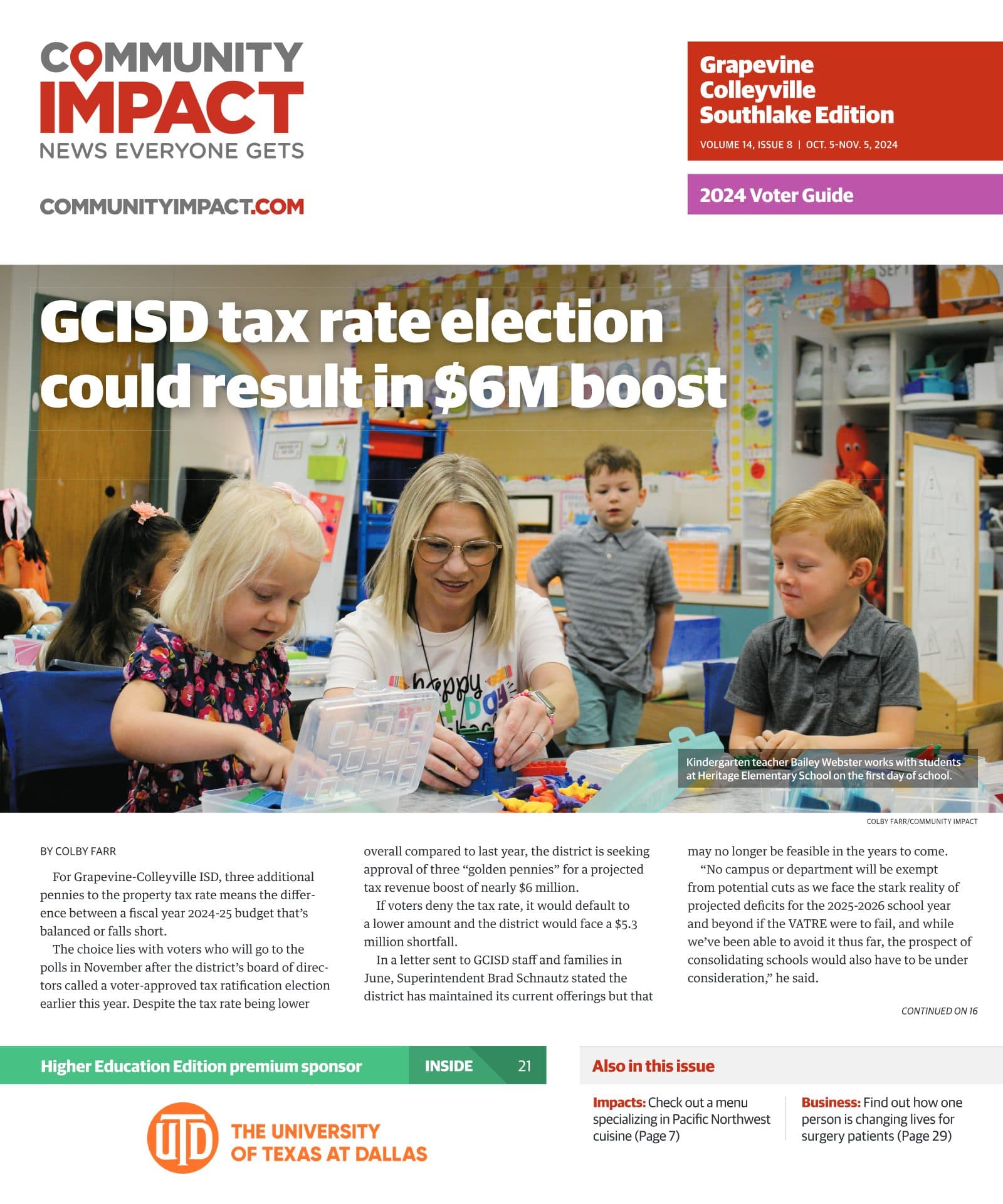 Grapevine - Colleyville - Southlake cover — October 2024
