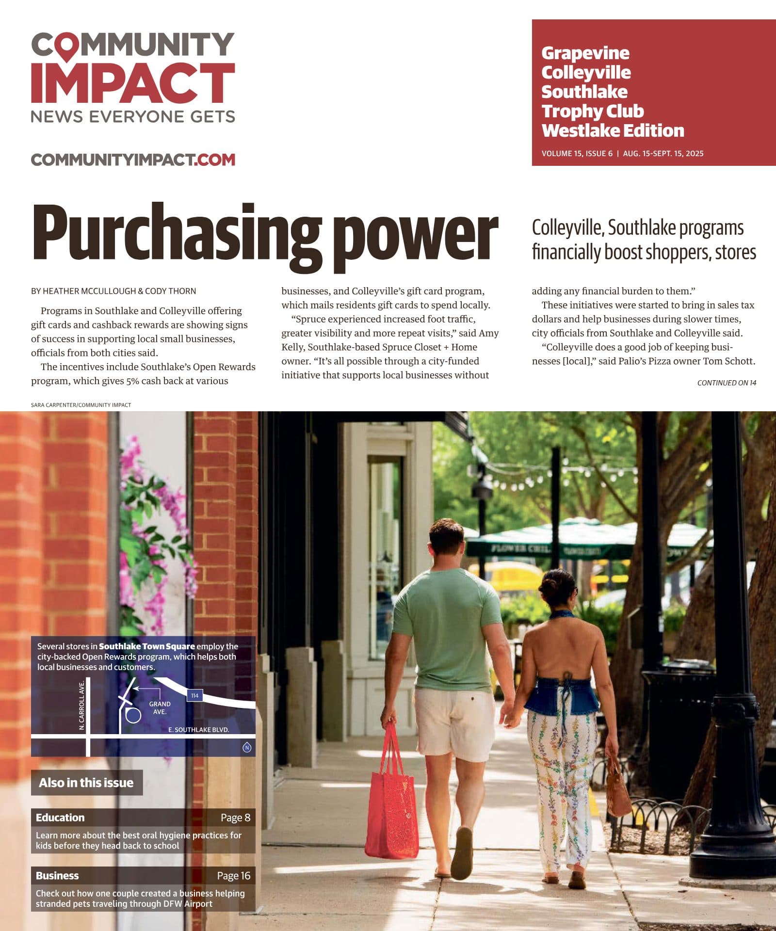 Grapevine - Colleyville - Southlake cover — August 2025