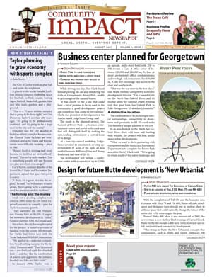 Georgetown cover — August 2007