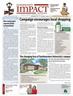 Georgetown cover — November 2007