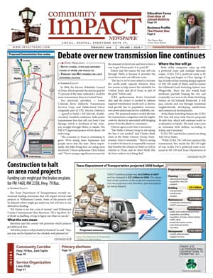 Georgetown cover — February 2008